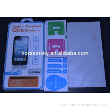 2015 Premium Ultra Clear HD Tempered Glass Screen Protector for HTC One M9 Plus